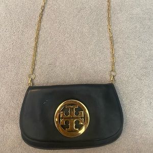 Tory Burch bag, good condition, white stain on front of bag